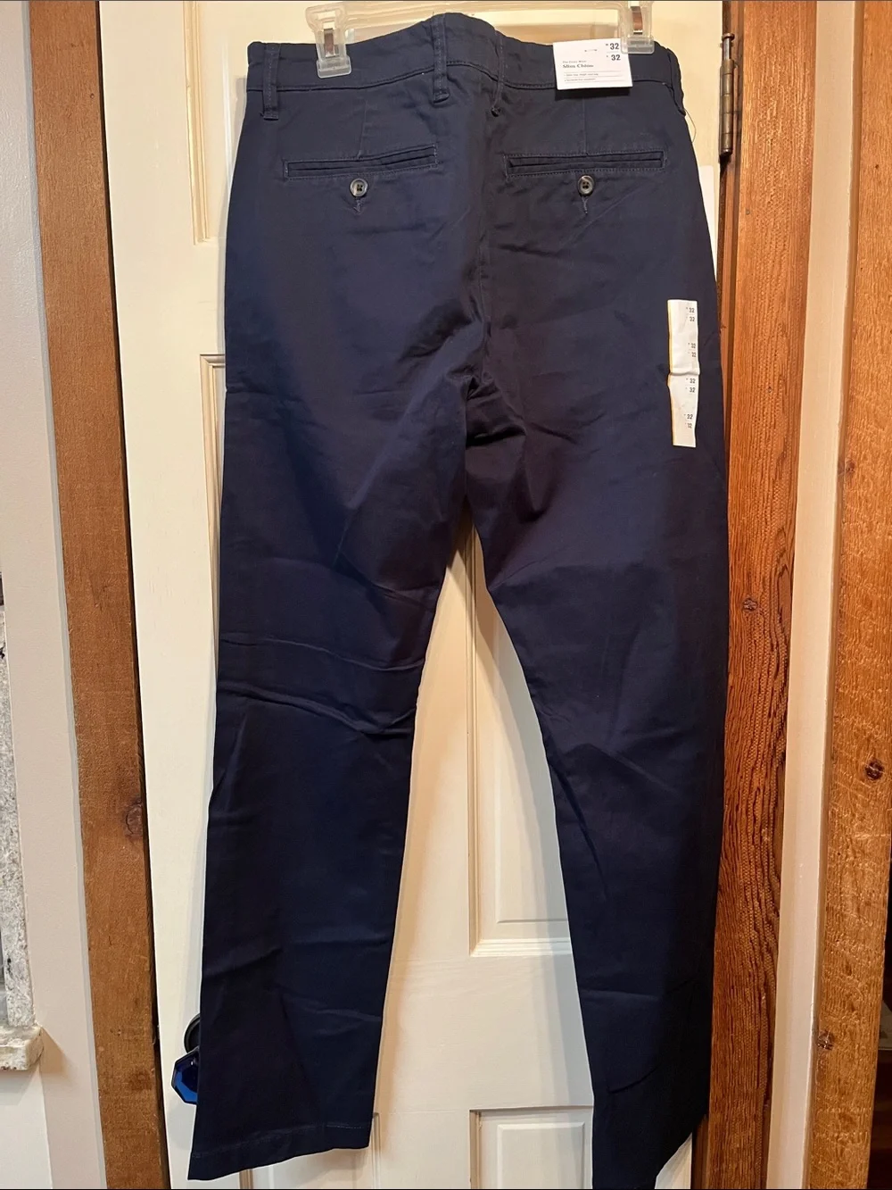 Goodfellow & Co Navy Blue Chino Pants 32x32 slim chino NWT